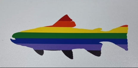 Rainbow Trout Painting - 20" x 10" x 2"