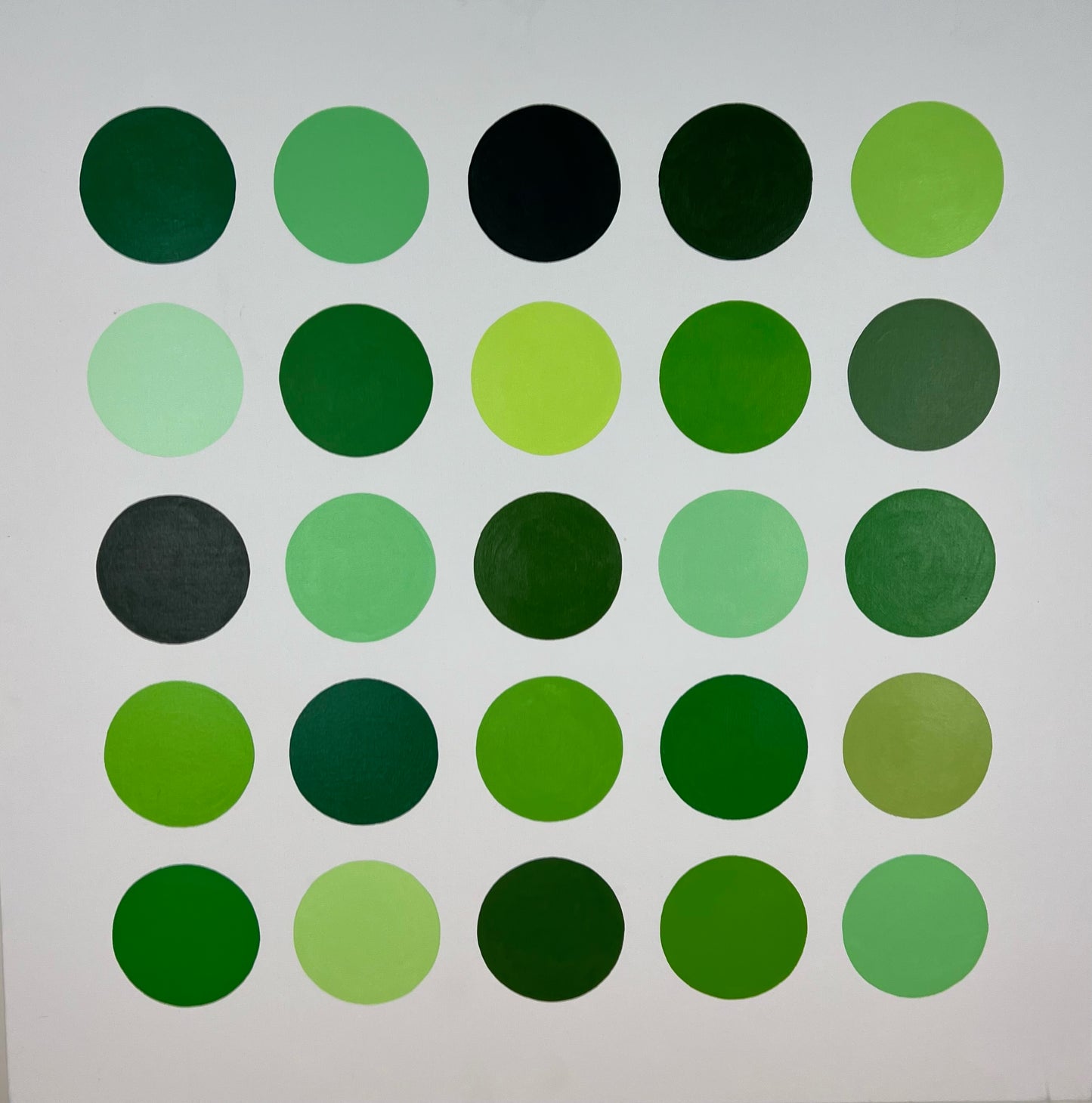 Greens 36" x 36"