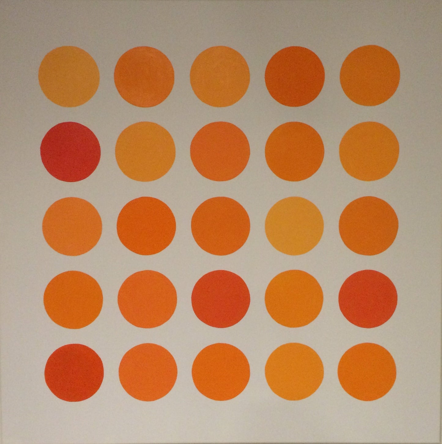 Oranges 36" x 36"