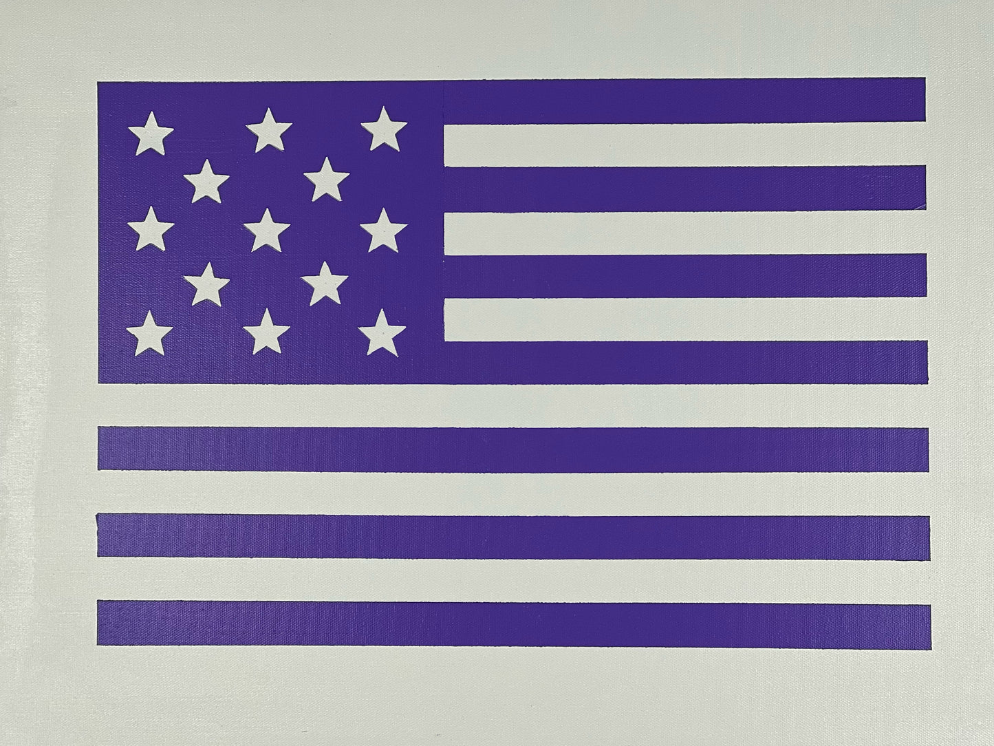 Purple Flag 18" x 24"