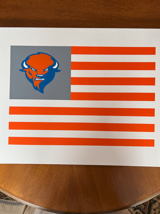 Bucknell Flag - 18" x 24" x 0.5"