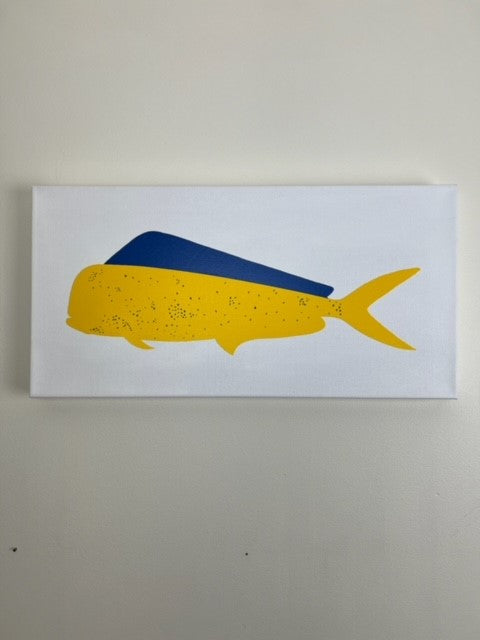 Mahi Mahi Tuna Painting - 20" x 10" x 2"