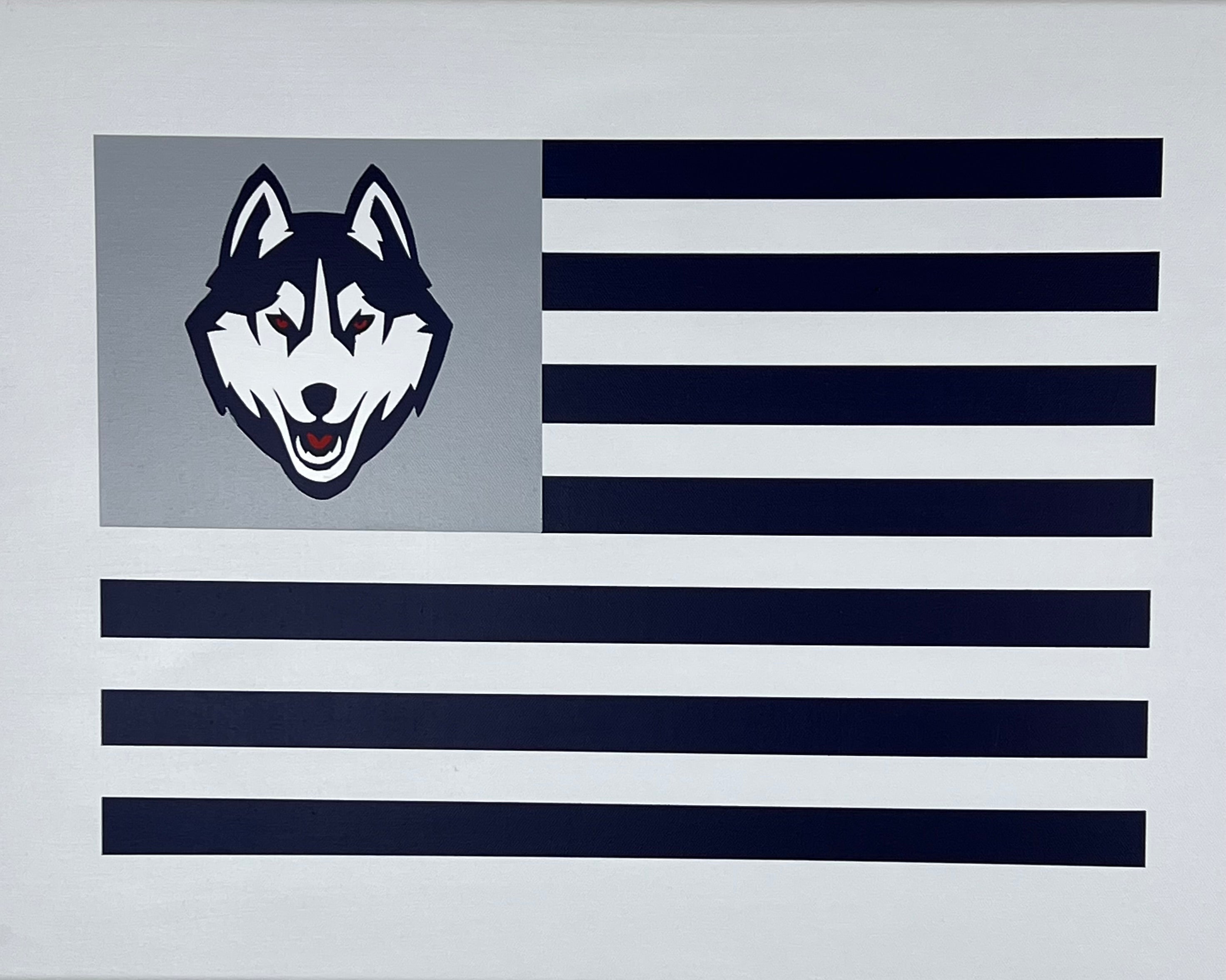 U Conn Flag 18" x 24"