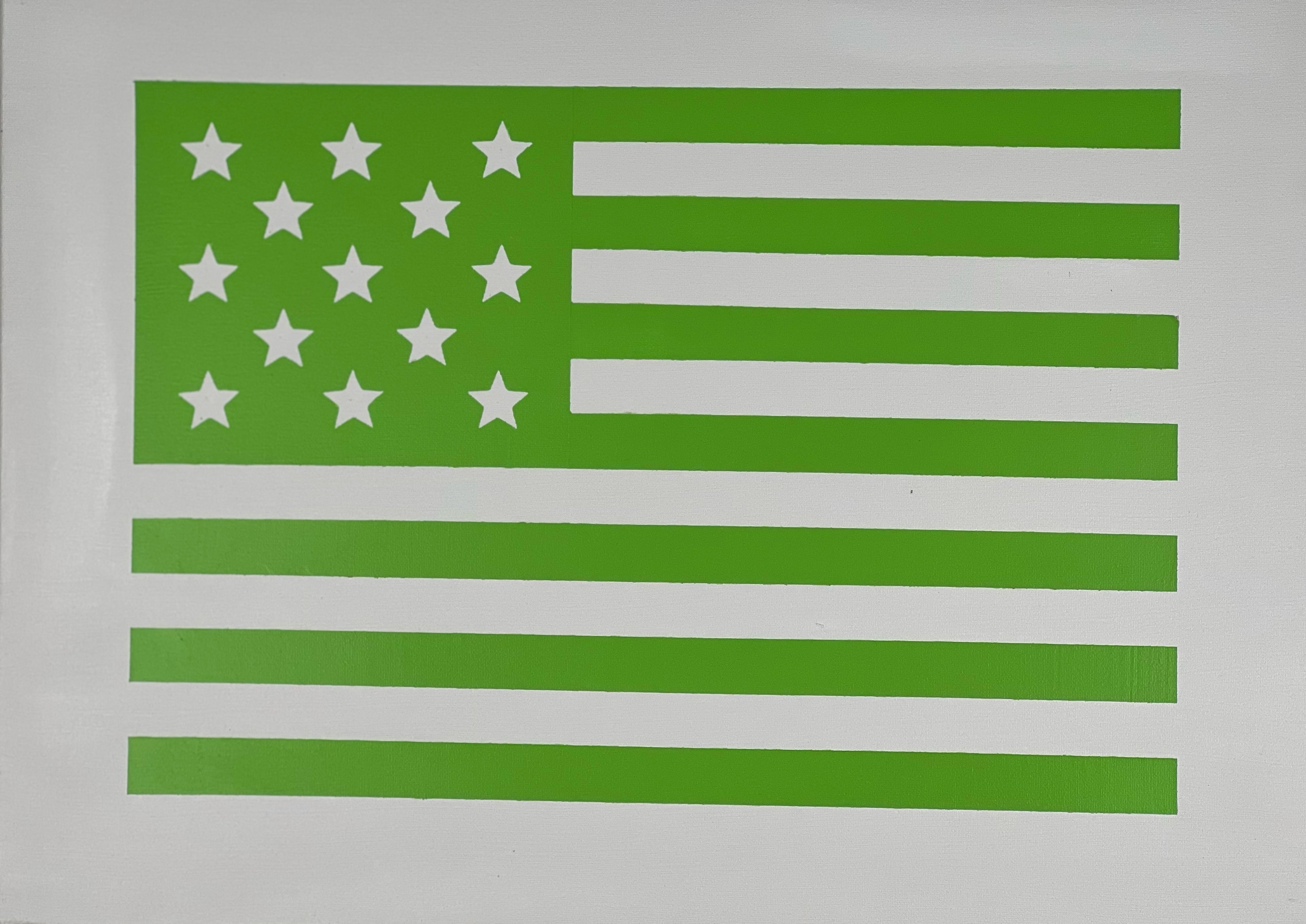 Green Flag 18" x 24"