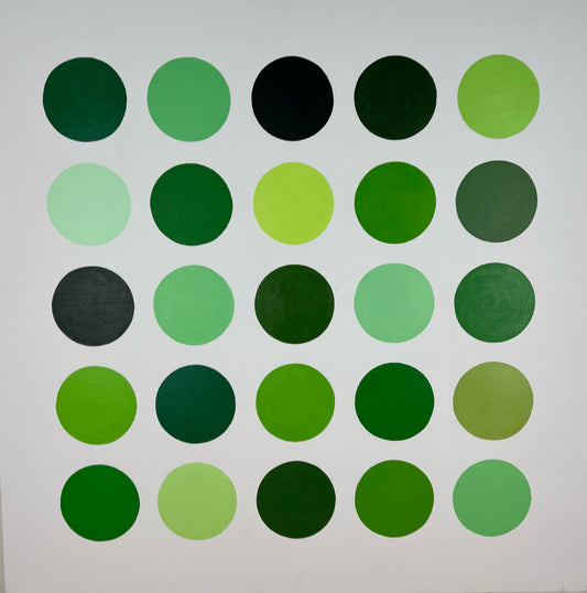 Greens  36" x 36"