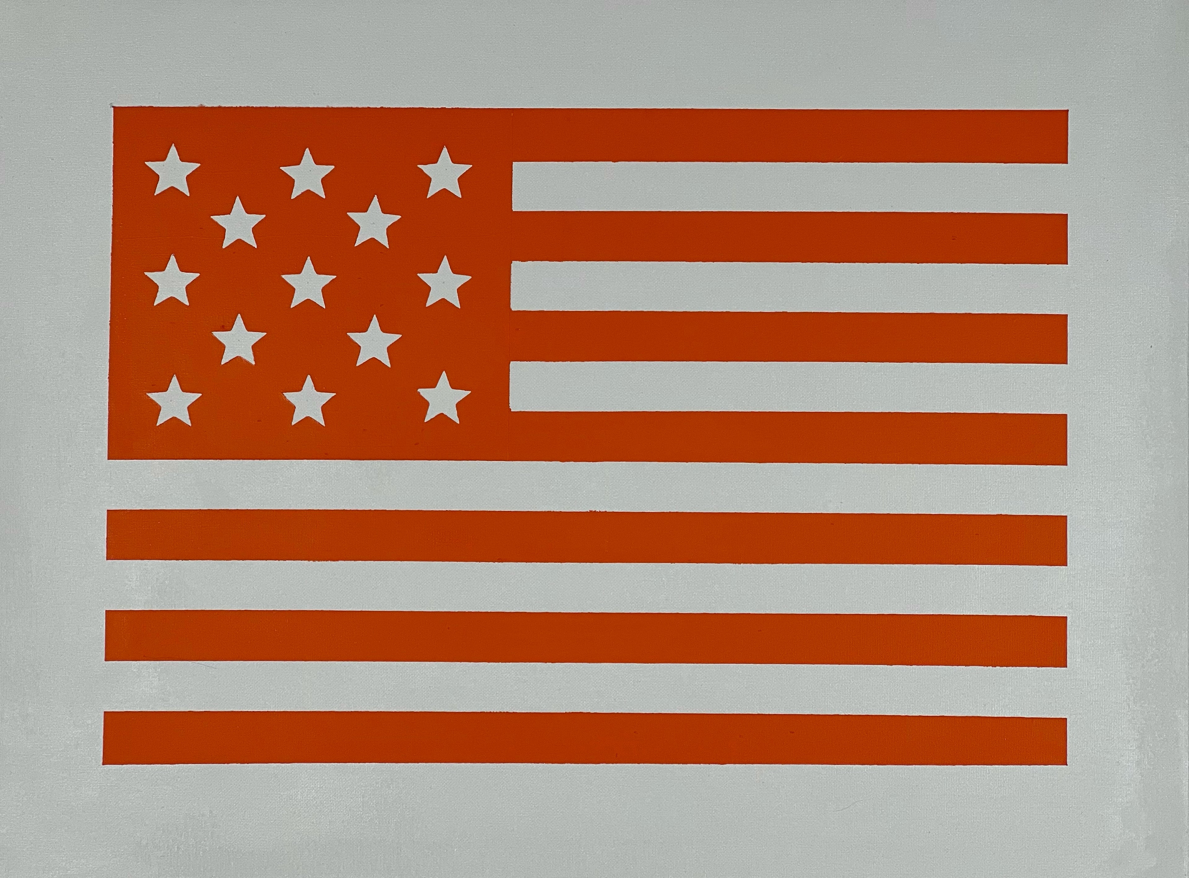 Orange Flag 18" x 24"