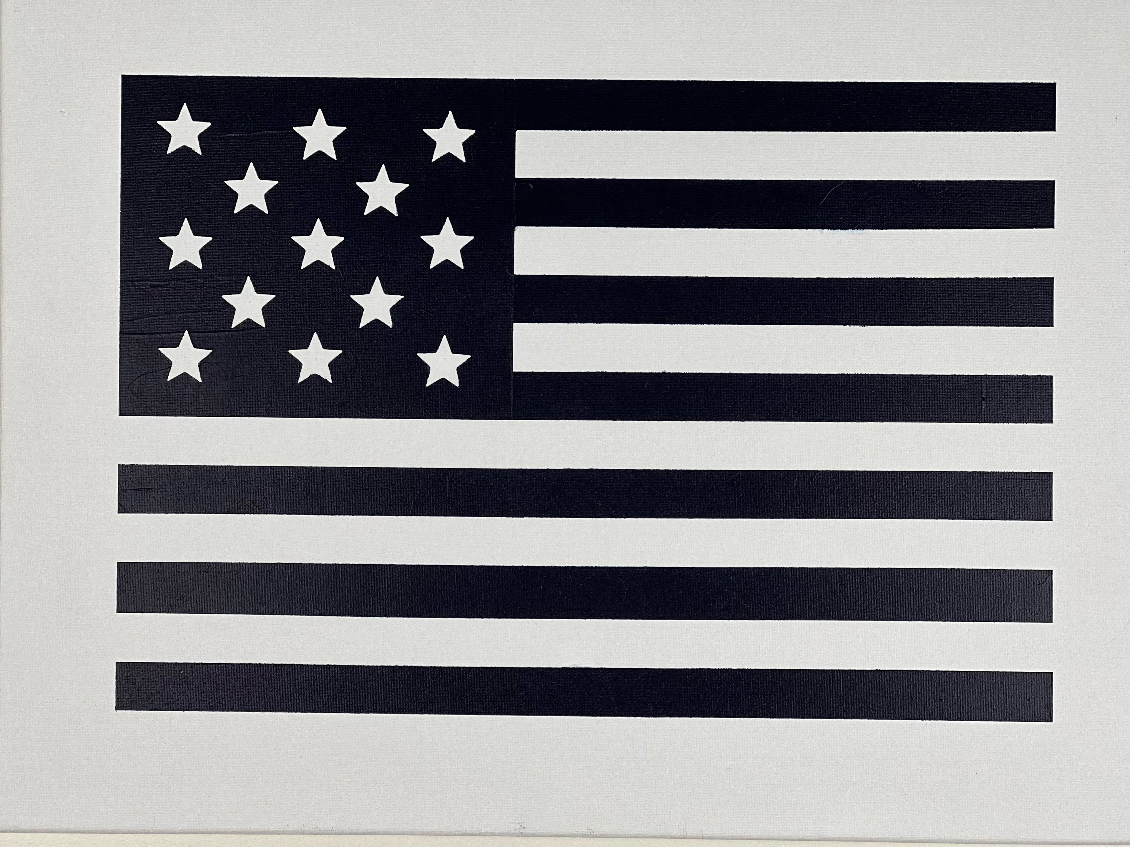 DarkBlueFlag 18" x 24"