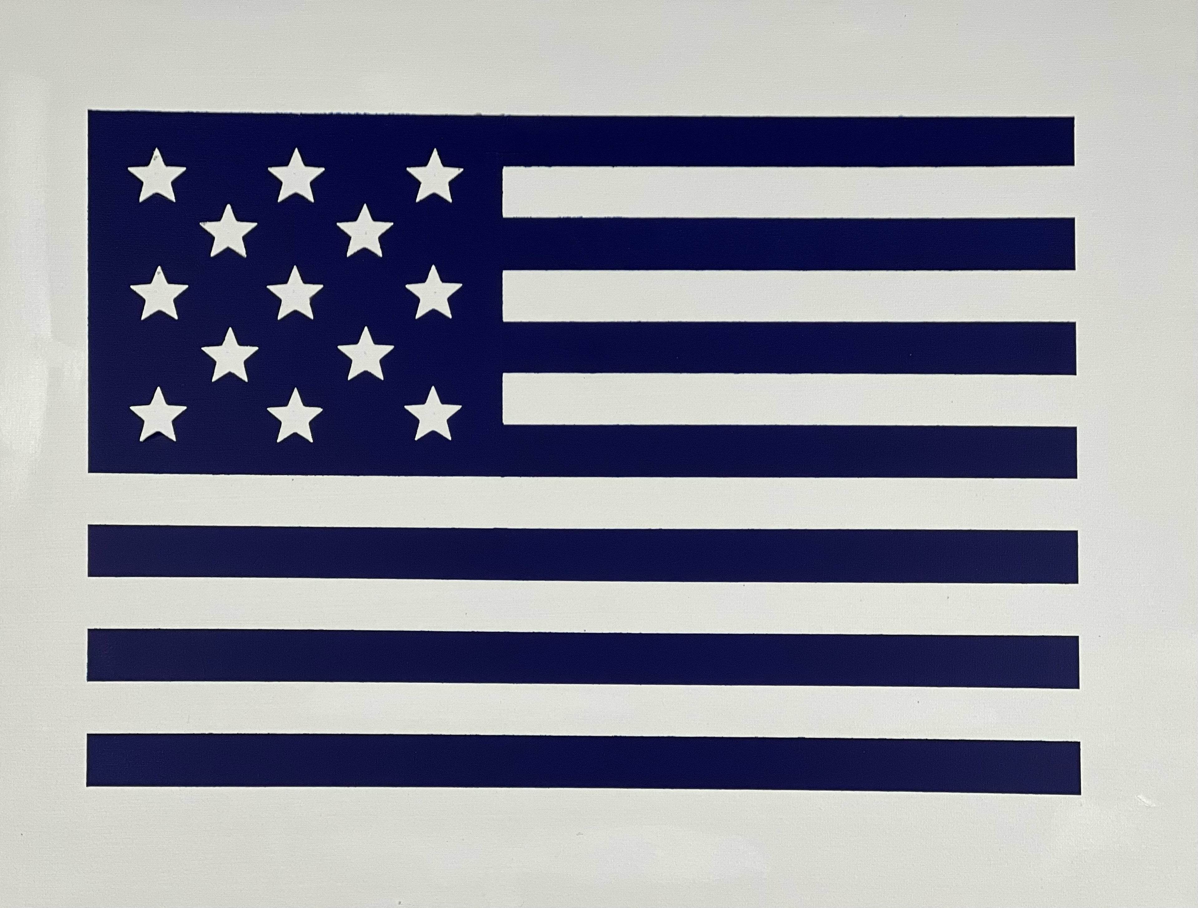 Blue Flag 18" x 24"